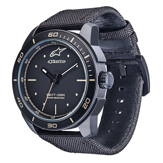 Alpinestars Timepieces Tech Watch 3H Matte Black with Nylon Strap