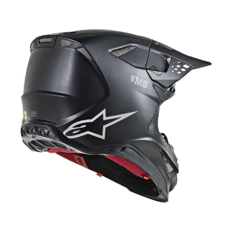 Alpinestars S-M8 Supertech MIPS Offroad Helmet Solid Matte Black