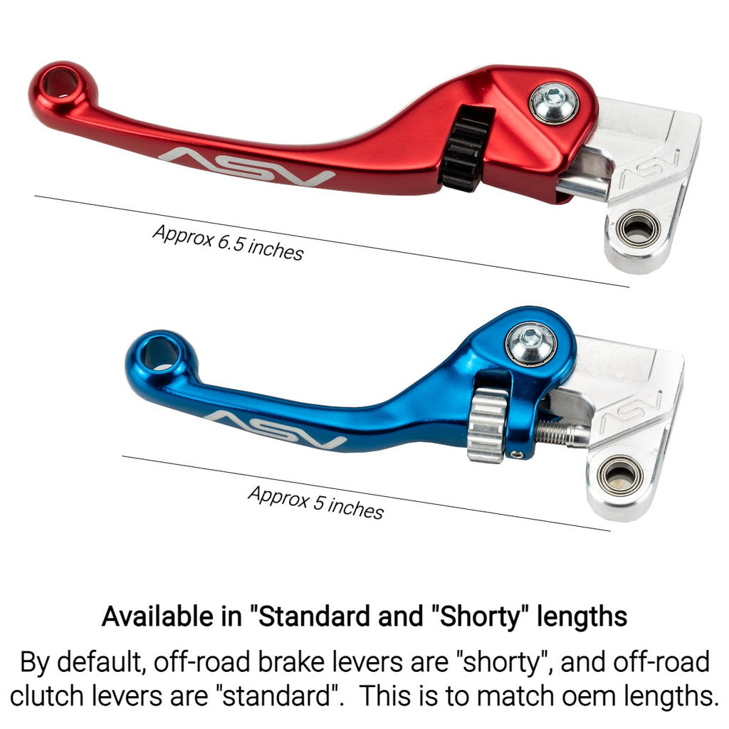 ASV Inventions F4 Series Offroad Brake and Clutch Lever Pair Pack